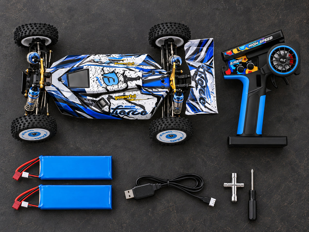 WLtoys 124017 1/12 Brushless RC Buggy (75 km/h) + Free Crash Kit