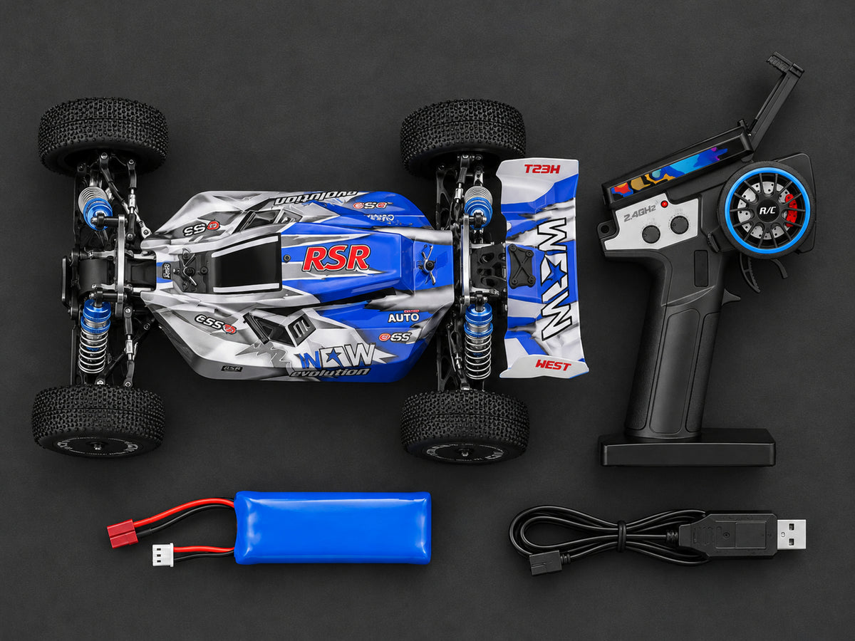 WLtoys 144011 1/14 RC Buggy (up to 43 mph) + Free Crash Kit